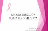 RECONSTRUCCIÓN MAMARIA INMEDIATA - SPMCBA · 2019-11-04 · Mastopexia • Con implantes Mastectomía Reductora de piel + Rec. en 2T (expansor-implante o colgajo) Mastopexia •