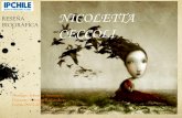 NICOLETTA - johafer.files.wordpress.com · Sus trabajos han sido expuestos en siete oportunidades en la prestigiosa Bologna Children’s Book Fair. También ha mostrado su trabajo