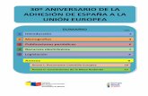 BVCM019374 30º Aniversario de la adhesión de España a la ... · Historia de la Unión Europea: España como estado miembro / Donato Fernández Navarrete . Collado Villalba: Delta,