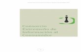 Consorcio Extremeño de Información al Consumidor · 2017-10-24 · Charla [PORCENT AJE] Eventos de la Mancomu nidad 1% Otros 13% 38 Junto al servicio de atención directa al consumidor,