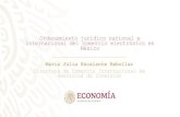 Ordenamiento jurídico nacional e internacional del …...Objetos del ordenamiento jurídico nacional e internacional del comercio electrónico en México: l Fomentar el crecimiento