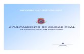 OFICINA DE GESTION TRIBUTARIA - Ciudad Real · Informe de Gestión de la Recaudación Municipal Gestión Tributaria Liquidaciones Impuesto de Bienes Inmuebles Las liquidaciones practicadas