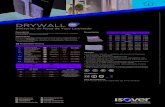 Drywall - Isover - Aislamiento Sostenible€¦ · DRYWALL Divisorios de Placa de Yeso Laminado Descripción Panel semirrígido y rollo ﬂ exible de Lana Mineral ISOVER, no hidróﬁ