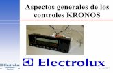 Aspectos generales de los controles KRONOS · de control Nivel 3 (Pantalla de cristal líquido de 2 filas con texto y símbolos) 18 ESSE F.Z. enero de 2004 Controles Kronos Unidad