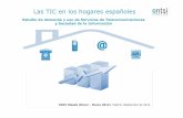 XXXV Oleada Las TIC en los hogares españoles 1T 2012 · • La información sobre gasto en servicios TIC se mide en cada oleada (en los cuatro trimestres del año). • Los datos