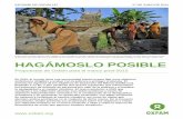 Hagamoslo Posible : Propuestas de Oxfam para el marco post ... · de carbono y resistente al cambio climático, así como de metas que aborden ambos problemas en el conjunto de dicho