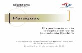 Presentaciones - Paraguay - Experiencia en la adaptación de ......TICs 1 4 3 Indígena 3 84 3 13 150 86 Sectores Participantes Cantidad Talleres Indicadores Validados Producto: ParInfo