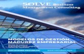 SOLVE Business Management Consulting · puedan evaluar el nivel de madurez de sus sistemas de gestión de costes, y posteriormente decidir cuáles son sus necesidades y que nivel