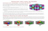 Solución del cubo de RubikAhora es turno de solu-cionar la segunda corona del cubo. Paso 2: Vértices de la primera cara del cubo de Rubik Una vez solucionada la cruz de la primera