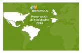 Presentación de Resultados 2013 - Iberdrola · Este documento ha sido elaborado por Iberdrola, S.A. únicamente para su uso durante la presentación de resultados correspondientes