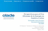 Perspectivas para el Uso Eficiente de la Energía en América Latina · 2018-06-01 · 10 20 30 40 50 60 70-500 1,000 1,500 2,000 2,500 3,000 Año base Escenario tendencial Escenario