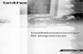 QL-Series Installarion Guide-EU · Svenska XFunktioner XFörsiktighetsåtgärder för cd-skivan • Repa inte cd-skivan. • Utsätt aldrig cd-skivan för onormalt höga eller låga