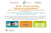III Jornada - Ayuntamiento Onda -  · 2019-11-06 · III Jornada “XarxaSalut” Municipis per la Salut de la Comunitat Valenciana La intersectorialidad como base de la salud local