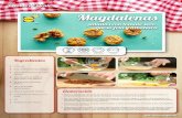 Recetas Pinic Magdalenas · Ya podemos disfrutar de nuestras riquísimas magdalenas saladas. Ingrediente˜ lid˚.e˜/recetaspicni˛ 2 huevos 80 g de harina de trigo Belbake 1/2 sobre
