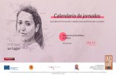 Calendario de jornadas - Un maridaje perfecto · Calendario de jornadas Jornadas de formación creadas para profesionales actuales. Asociación de Sumilleres de Bilbao 30 personas.