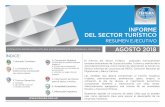 INFORME DEL SECTOR TURÍSTICO - Amazon S3 · 2018-08-16 · INFORME DEL SECTOR TURÍSTICO ... Las salidas al exterior de argentinos fue 267,5 mil, (5,8% menos que en junio del 2017).