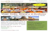 Viaje: India, Nepal y el Budismo - Terrakia viatges...Fechas: del 2 al 17 de marzo Viaje: India, Nepal y el Budismo Viajes de Inmersión Cultural 667 919 788 / 93 421 9111 Desde su