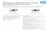 Impresora multifunción HP LaserJet Managed de la serie E52645 · Cada impresora de la flota comprueba su código de funcionamiento y se repara a sí misma de los ataques. Las conexiones