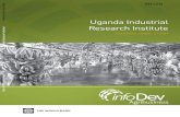 Uganda Industrial Research Institute · 2016-07-15 · Dev, 2014. Uganda Industrial Research Institute - Uganda Case Study. Washington, DC: World Bank. License: Creative Commons Attribution