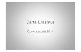 Erasmus Chart Call 2014 - edu.xunta.gal · Carta Erasmus Convocatoria 2014 1. 2. 3 Traducción de EPS (En caso de ser necesaria) 4 ... Presentación de proyecto, criterios de selección