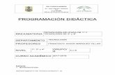 PROGRAMACIÓN DIDÁCTICA - Junta de Andalucía · 2017-12-13 · 1. 2. LEGISLACIÓN La programación didáctica que presentamos a continuación es un instrumento específico de planificación,