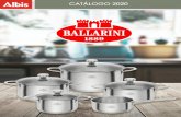 CATÁLOGO 2020 · CATÁLOGO 2020 . HISTORIA La empresa se fundó en 1889 cuando Paolo Ballarini abre una empresa de artesanía de utensilios. Siguiendo la dirección estratégica