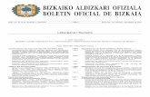 BIZKAIKO ALDIZKARI OFIZIALA BOLETIN OFICIAL DE BIZKAIA · 2015-08-10 · Secretaria del Ayuntamiento de Zalla. Extracto de los acuerdos adoptados por la Diputación Foral de Bizkaia