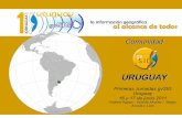gvSIG-uruguay-1as. jornadas v7downloads.gvsig.org/download/events/jornadas... · Casos de uso Encuesta realizada en enero 2010 Objetivos: Recopilar información para difusión de