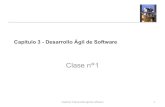Capítulo 3 -Desarrollo Ágil de Software · 2020-02-03 · Capítulo 3 Desarrollo ágil de software 23. Reconstrucción ²El equipo de programación busca posibles mejoras de software