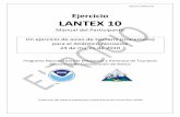 Ejercicio LANTEX 10 - Red Sísmica de Puerto Ricoredsismica.uprm.edu/.../2010/Manual_LANTEX10_Espanol.pdfManual LANTEX 10 3 2.2 Objetivos Cada organización puede desarrollar objetivos