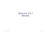Ejercicio 4.2.1 Manetacad3dconsolidworks.uji.es/.../Ejercicio_4_2_1.pdf · 2020-05-14 · © 2018 P. Company C. González Ejercicio 4.2.1 / 3 Tarea El montaje del subconjunto se realiza