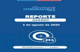 3 de agosto de 2020±as/Corona-Virus/Report… ·  3 3. Curva de casos activos y recuperados según fecha de inicio de síntomas Fuente: Sistema de Notificación EPIVIGILA.