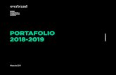 PORTAFOLIO · PORTAFOLIO 2018-2019 overbrand. Fundada en el 2011 con el objetivo de ser un referente en el rubro de la comunicación visual, amparándonos para ello en objetivos de