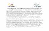 Preocupación de CIVICUS y la Confederación Colombiana de ONG …n_de_CIVICUS... · 2016-12-20 · colombiana a través de la regulación excesiva”. Representantes de la sociedad
