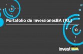 Portafolio de InversionesBA (P.I.) - Buenos Aires · El Portafolio de Inversiones busca crear una base de datos de proyectos de inversiones con potencial para recibir capital de participación,