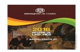 BACHILLERATO 27 - Universidad de Colima · 2016-11-07 · Bachillerato 27 Informe de Actividades 2016 6 Se informa de manera sucinta sobre la administración de los recursos, su aplicación
