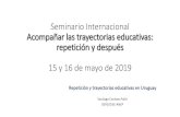 Seminario Internacional Acompañar las trayectorias educativas: … · 2019-06-03 · secundaria pública según grado. Año 2017 24,9 23,2 26,0 31,6 27,8 48,2 0 5 10 15 20 25 30