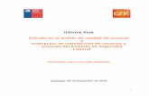 Informe final Estudio en el ámbito de calidad de servicio ... · GfK Adimark Chile S.A. Estudio en el ámbito de calidad de servicio y evaluación de satisfacción de usuarios y