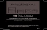 LAVADORA DE ROPA AUTOMÁTICA - “Daewoo€¦ · LAVADORA DE ROPA AUTOMÁTICA DWF-DG1B346* / DWF-DG1B386* DWF-DG1B346CWW1 Rev. 0. Características del producto 1 Instrucciones de