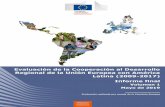 Evaluación de la Cooperación al Desarrollo Regional de la ... · Evaluación de la cooperación al desarrollo regional de la UE con América Latina (2009-2017) Informe final - Mayo