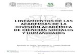 LINEAMIENTOS DE LAS ACADEMIAS DE LA DIVISIÓN ACADÉMICA DE … nueva... · obligatoria en la División Académica de Ciencias Sociales y Humanidades de la Universidad Juárez Autónoma