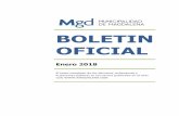 BOLETIN OFICIAL - magdalena.gob.ar€¦ · BOLETIN OFICIAL Enero 2018 El texto completo de los decretos, ordenanzas y licitaciones públicas se encuentra publicado en el sitio web