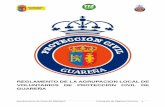 REGLAMENTO DE LA AGRUPACIÓN DE …...El ámbito de actuación de la Agrupación de Voluntarios de Protección Civil del Ayuntamiento de Guareña, será el término municipal de Guareña