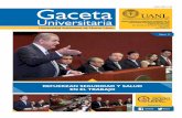 Gaceta - Universidad Autónoma de Nuevo Leóntransparencia.uanl.mx/.../gaceta_2012/Gaceta-JULIO-2012.pdf18va. edición del Sorteo de la Siembra Cultural 17 Índice Página 4 Gaceta