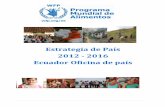 Estrategia de País 2012 - 2016 Ecuador Oficina de país · Pública (MSP), Ministerio de Inclusión Económica y Social (MIES), Ministerio de Agricultura, Ganadería, Acuacultura