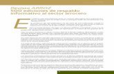 Revista ARROZ 500 ediciones de respaldo informativo al ...fedearroz.com.co/revistanew/arroz500.pdf · Revista ARROZ 500 ediciones de respaldo informativo al sector arrocero l 2012