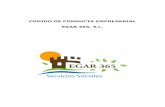 CODIGO DE CONDUCTA EMPRESARIAL EGAR 365, S.L.€¦ · 5-codigo de etica y conductas - relaciones con el clientes (residentes y familiares) excelencia en el servicio bioetica conducta