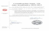 Certificación Núm. 126, Año Académico 2016-2017senado.uprrp.edu/wp-content/uploads/2018/11/CSA-126-2016... · 2018-11-05 · Ana Cristina Gómez Pérez (Senadora claustral de
