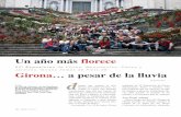 Un año más florece Girona … a pesar de la lluvia · 2009-10-05 · Lospasados10a18demayo,Girona Por Joaquín Beas 53ª Exposición de Flores, Monumentos, Patios y Jardines ‘Girona
