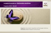 IV Edición formación en PSICOLOGÍA HOLÍSTICA...•Psicología sistémica. Charo Cuenca Ruiz.14 –21 y 28 septiembre 2020 • Psicosomática. Biodescodificación. Ángel García.